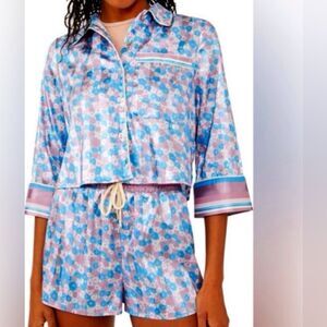 Free People Pillow Silky Pajama Set Size XS